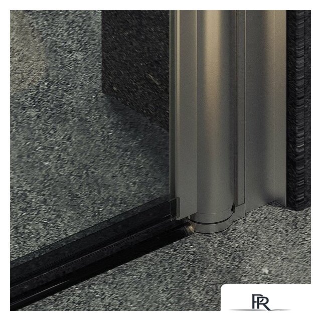 Душевая дверь MaybahGlass 198x60 MGD-797-5 (прозрачное стекло/хром матовый) - Изображение №3 — Интернет-магазин ПроЗаказ