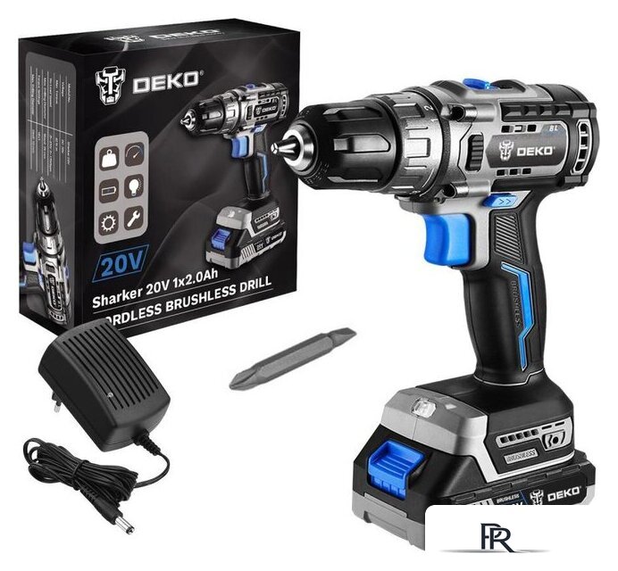 Дрель-шуруповерт Deko Sharker 063-4037 (с 1-им АКБ) - Изображение №1 — Интернет-магазин ПроЗаказ