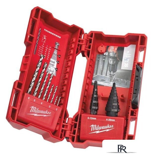 Набор сверл Milwaukee 48899350 (10 предметов) - Изображение №2 — Интернет-магазин ПроЗаказ