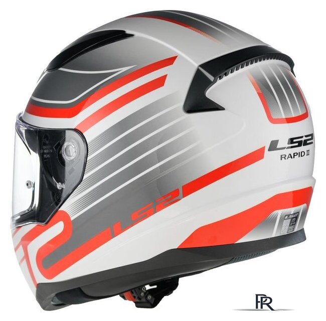 Мотошлем LS2 FF353 Rapid 2 Circuit (L, белый/красный) - Изображение №5 — Интернет-магазин ПроЗаказ