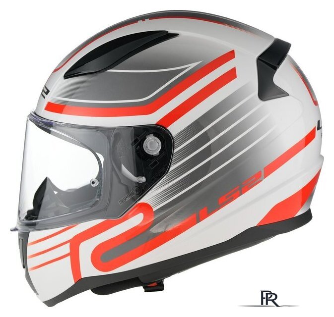 Мотошлем LS2 FF353 Rapid 2 Circuit (L, белый/красный) - Изображение №6 — Интернет-магазин ПроЗаказ