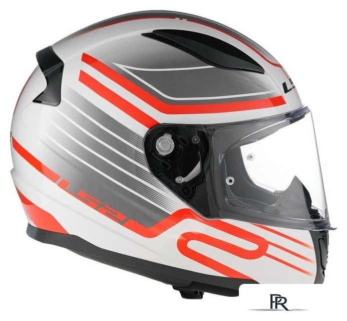 Мотошлем LS2 FF353 Rapid 2 Circuit (L, белый/красный) - Изображение №11 — Интернет-магазин ПроЗаказ
