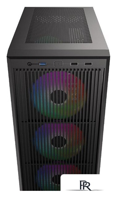 Корпус ID-Cooling Ware 300 ARGB (черный) - Изображение №6 — Интернет-магазин ПроЗаказ