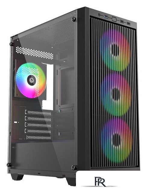 Корпус ID-Cooling Ware 300 ARGB (черный) - Изображение №1 — Интернет-магазин ПроЗаказ