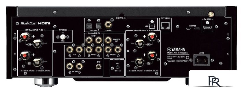Сетевой ресивер Yamaha R-N2000A (черный) - Изображение №2 — Интернет-магазин ПроЗаказ