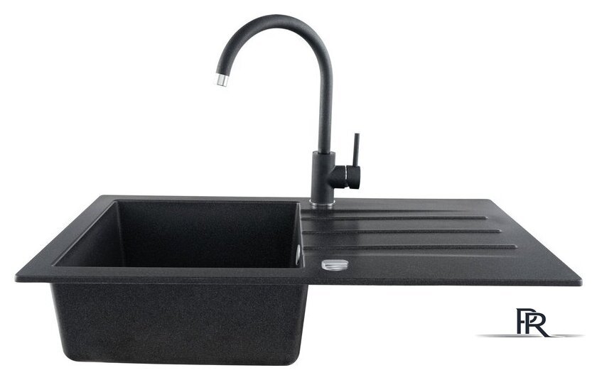 Кухонная мойка Kernau KGS A 50 1B1D Black Metallic - Изображение №5 — Интернет-магазин ПроЗаказ