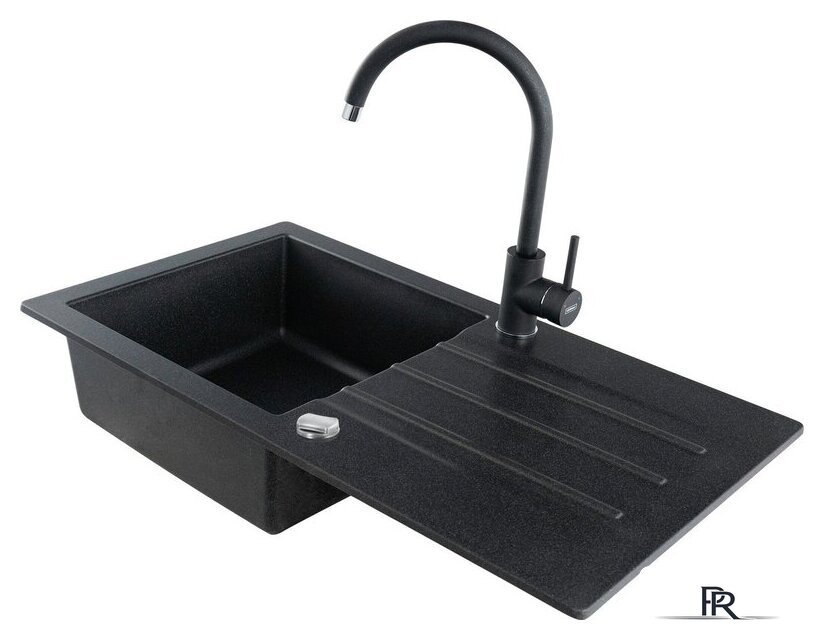 Кухонная мойка Kernau KGS A 50 1B1D Black Metallic - Изображение №6 — Интернет-магазин ПроЗаказ