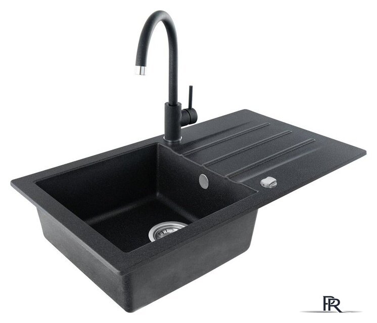 Кухонная мойка Kernau KGS A 50 1B1D Black Metallic - Изображение №3 — Интернет-магазин ПроЗаказ