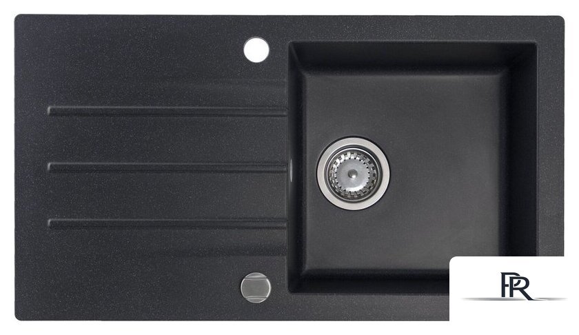 Кухонная мойка Kernau KGS A 50 1B1D Black Metallic - Изображение №1 — Интернет-магазин ПроЗаказ