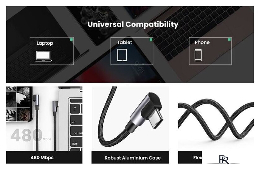 Кабель Ugreen US335 70696 - Изображение №10 — Интернет-магазин ПроЗаказ