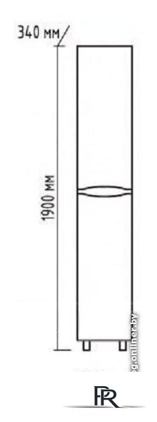  Misty Венера - 35 Пенал левый белый - П-Внр05035-01Л - Изображение №3 — Интернет-магазин ПроЗаказ