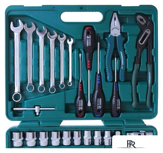 Универсальный набор инструментов Jonnesway S04H52460S 60 предметов - Изображение №2 — Интернет-магазин ПроЗаказ