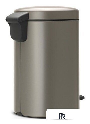 Мусорное ведро Brabantia Pedal Bin NewIcon 12 л (платиновый) - Изображение №3 — Интернет-магазин ПроЗаказ