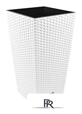 Кашпо Prosperplast Rato Square DRTS400-S449 (белый) - Изображение №1 — Интернет-магазин ПроЗаказ