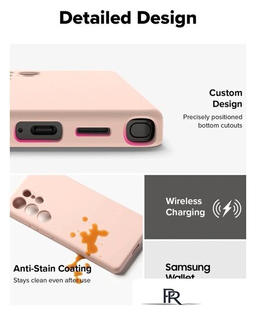 Чехол для телефона Ringke Silicone Magnetic для Galaxy S25 Ultra Pink Sand - Изображение №9 — Интернет-магазин ПроЗаказ
