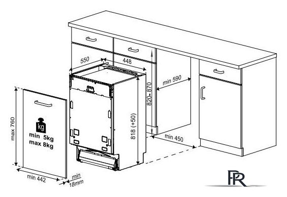 Встраиваемая посудомоечная машина BEKO DIS46120 - Изображение №6 — Интернет-магазин ПроЗаказ