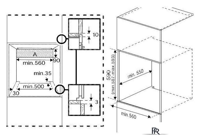 Электрический духовой шкаф Indesit IFE 3644 BL - Изображение №6 — Интернет-магазин ПроЗаказ