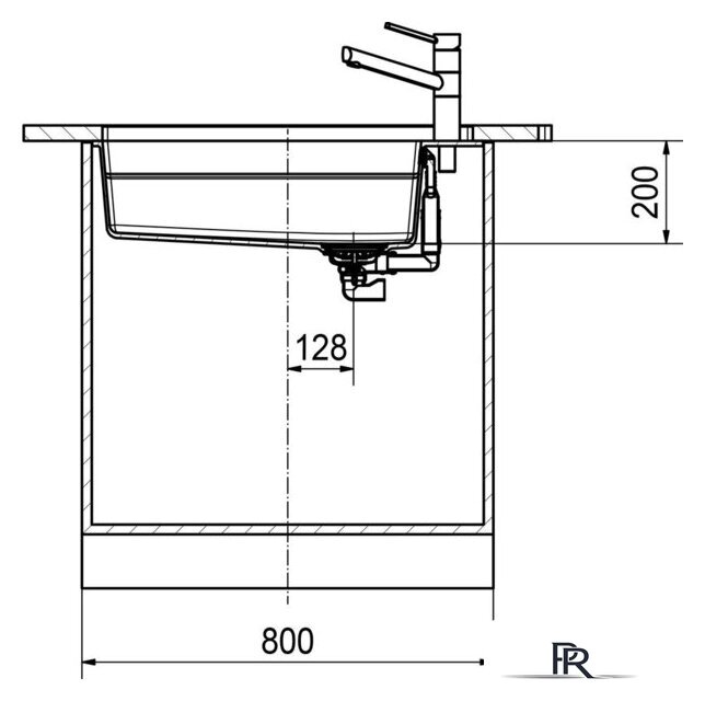 Кухонная мойка Franke Kanon KNG 110-62 125.0528.618 (кофе) - Изображение №3 — Интернет-магазин ПроЗаказ