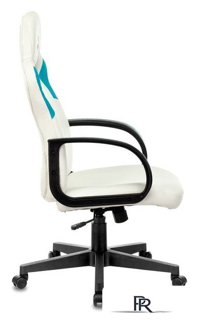 Игровое (геймерское) кресло Zombie Runner (белый/голубой) - Изображение №3 — Интернет-магазин ПроЗаказ