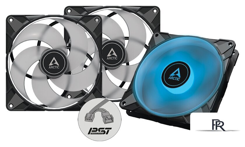 Комплект вентиляторов для корпуса Arctic P14 PWM PST RGB 0dB ACFAN00255A - Изображение №1 — Интернет-магазин ПроЗаказ