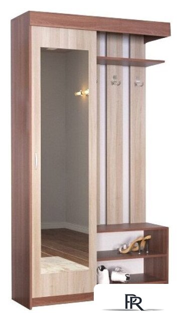 Стенка Памир ПВ-5 (ясень шимо темный/ясень шимо светлый) - Изображение №1 — Интернет-магазин ПроЗаказ