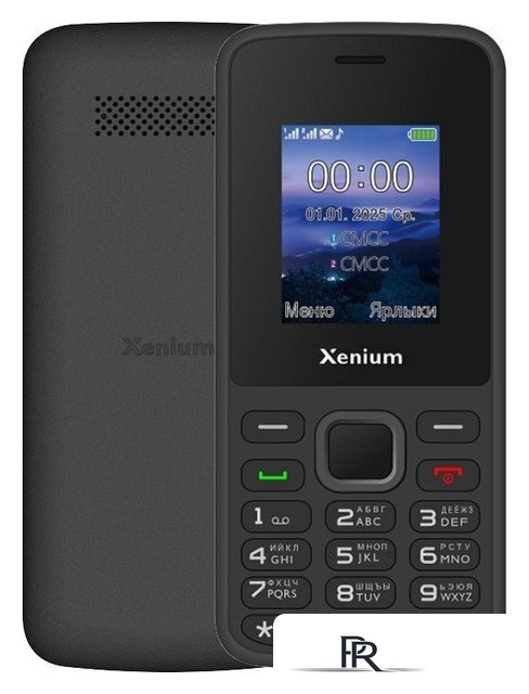 Кнопочный телефон Xenium X175 (черный) - Изображение №1 — Интернет-магазин ПроЗаказ