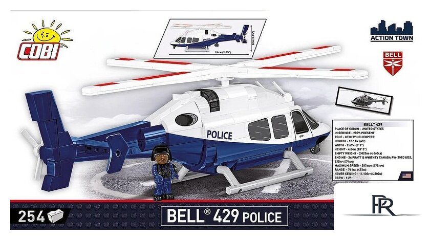Конструктор Cobi Action Town Bell 429 Police - Изображение №5 — Интернет-магазин ПроЗаказ