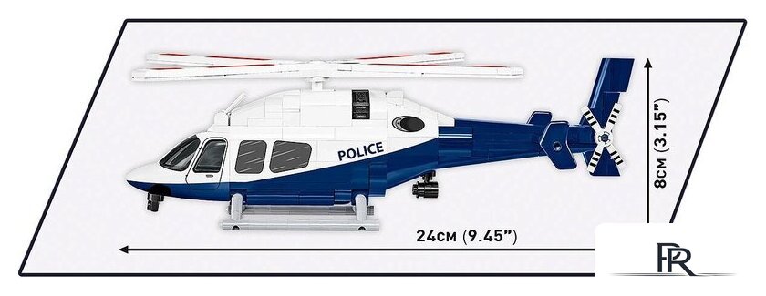 Конструктор Cobi Action Town Bell 429 Police - Изображение №7 — Интернет-магазин ПроЗаказ