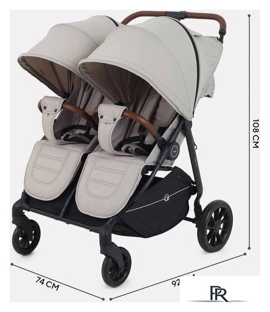 Коляска прогулочная «книга» Rant Twinny RA151 2025 (milk coffee) - Изображение №2 — Интернет-магазин ПроЗаказ