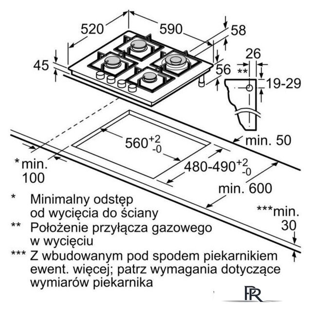Варочная панель Bosch Serie 4 PNH6B6K40 - Изображение №8 — Интернет-магазин ПроЗаказ