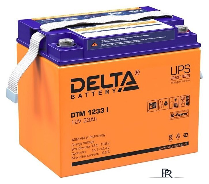 Аккумулятор для ИБП Delta DTM 1233 I (12В/33 А·ч) - Изображение №1 — Интернет-магазин ПроЗаказ