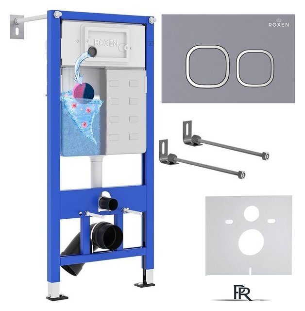 Инсталляция для унитаза Roxen StounFix Dual Fresh 966326 - Изображение №1 — Интернет-магазин ПроЗаказ