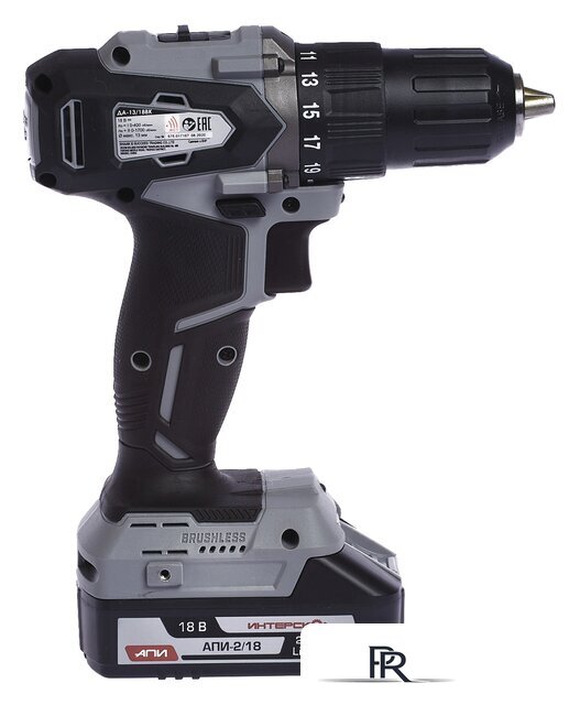 Дрель-шуруповерт Интерскол ДА-13/18ВК (с 2-мя АКБ, кейс) - Изображение №2 — Интернет-магазин ПроЗаказ