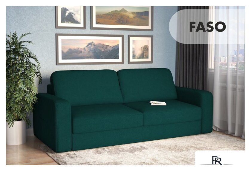 Диван Mio Tesoro Aurora (Velutto 20 бирюзовый) - Изображение №2 — Интернет-магазин ПроЗаказ