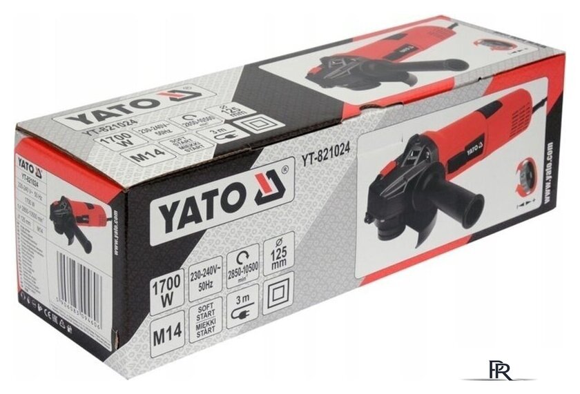 Угловая шлифмашина Yato YT-821024 - Изображение №5 — Интернет-магазин ПроЗаказ