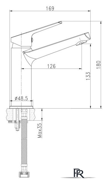 Смеситель Cersanit Flavis 63037 - Изображение №2 — Интернет-магазин ПроЗаказ