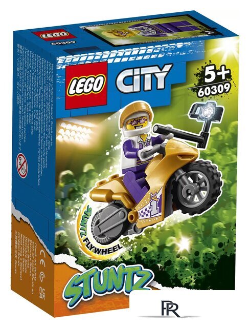 Конструктор LEGO City 60309 Трюковый мотоцикл с экшн-камерой - Изображение №1 — Интернет-магазин ПроЗаказ