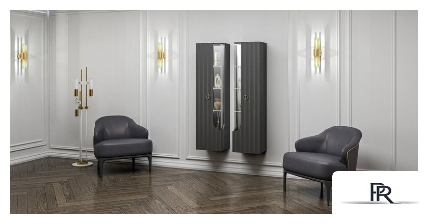 Шкаф распашной Неман мебель Лоренсо МН-043-03 (графит) - Изображение №2 — Интернет-магазин ПроЗаказ