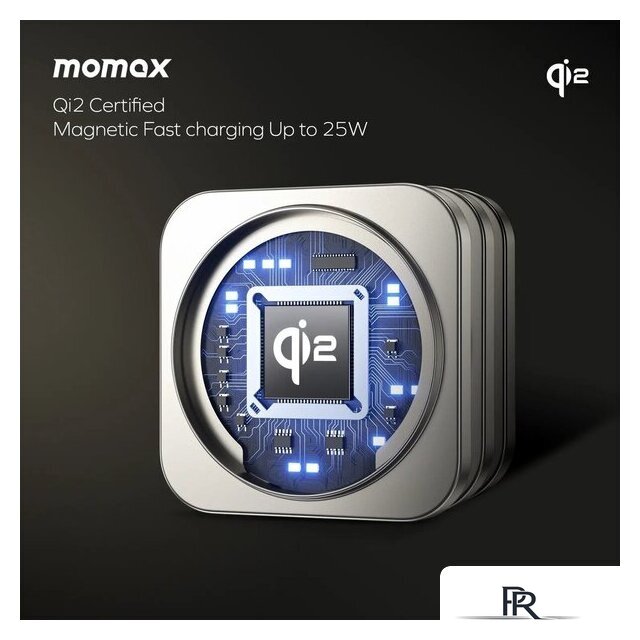 Беспроводное зарядное Momax Q2.Mag 3-in-1 UD31L (титановый) - Изображение №9 — Интернет-магазин ПроЗаказ