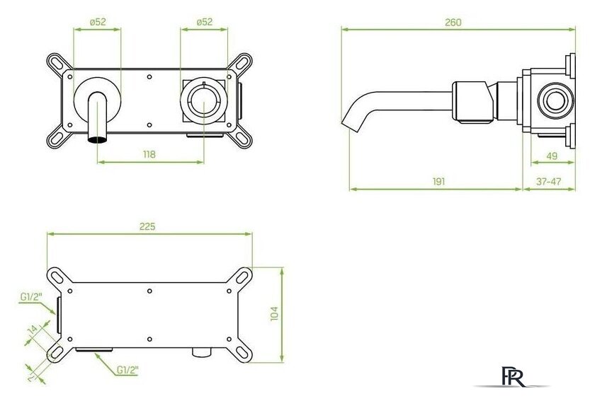 Смеситель Laveo Pretto BAO 722P - Изображение №2 — Интернет-магазин ПроЗаказ
