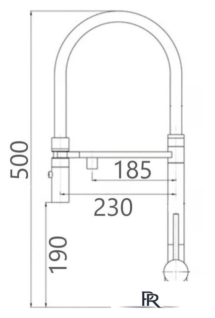Смеситель Gross Aqua Neosteel 3188611SSB - Изображение №2 — Интернет-магазин ПроЗаказ