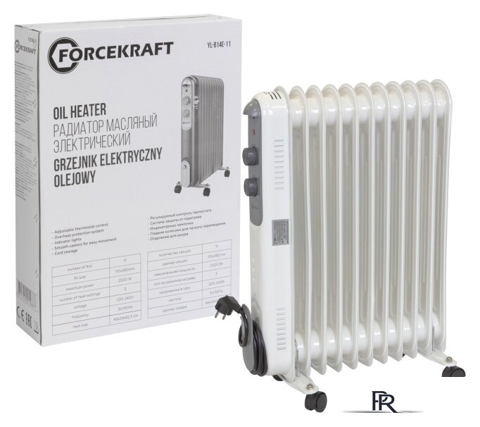 Масляный радиатор ForceKraft FK-YL-B14E-11 - Изображение №1 — Интернет-магазин ПроЗаказ