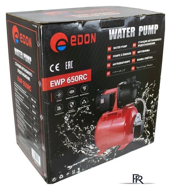 Насосная станция Edon EWP 650RC - Изображение №2 — Интернет-магазин ПроЗаказ