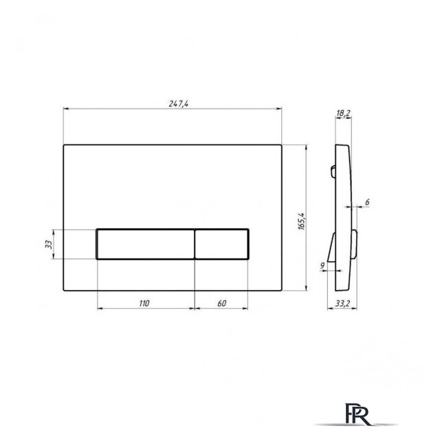 Унитаз подвесной Berges Wasserhaus Vita Rimless 043381 (с сиденьем) - Изображение №9 — Интернет-магазин ПроЗаказ