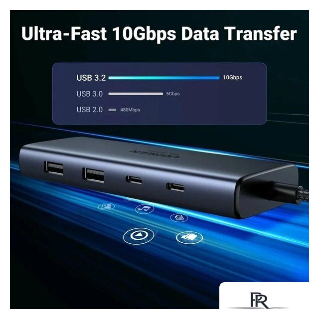Док-станция Ugreen CM498 45379 - Изображение №4 — Интернет-магазин ПроЗаказ
