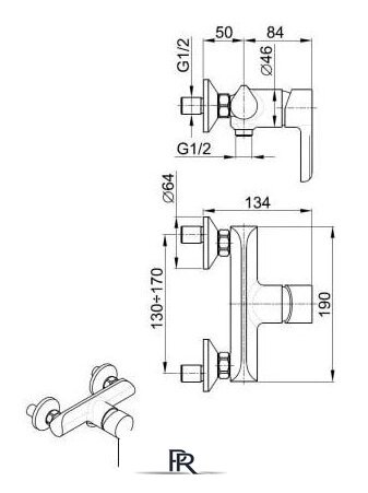 Смеситель Armatura Angelit 4726-010-40 - Изображение №2 — Интернет-магазин ПроЗаказ