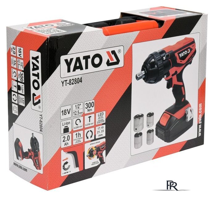 Гайковерт Yato YT-82804 (с 1-им АКБ, кейс) - Изображение №5 — Интернет-магазин ПроЗаказ