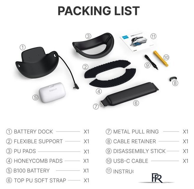 Корпус для батареи контроллера BOBOVR P4U Battery Strap для PICO 4 Ultra & Ultra Enterprise - Изображение №6 — Интернет-магазин ПроЗаказ