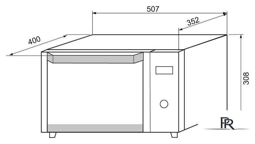 Мини-печь Krona Ofen 28 BL - Изображение №16 — Интернет-магазин ПроЗаказ
