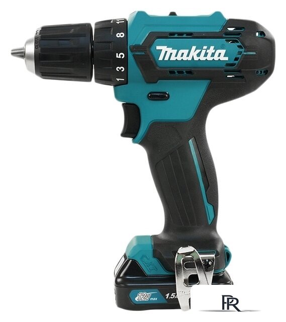 Дрель-шуруповерт Makita DF333DYX14 (с 2-мя АКБ, кейс +набор оснастки) - Изображение №1 — Интернет-магазин ПроЗаказ